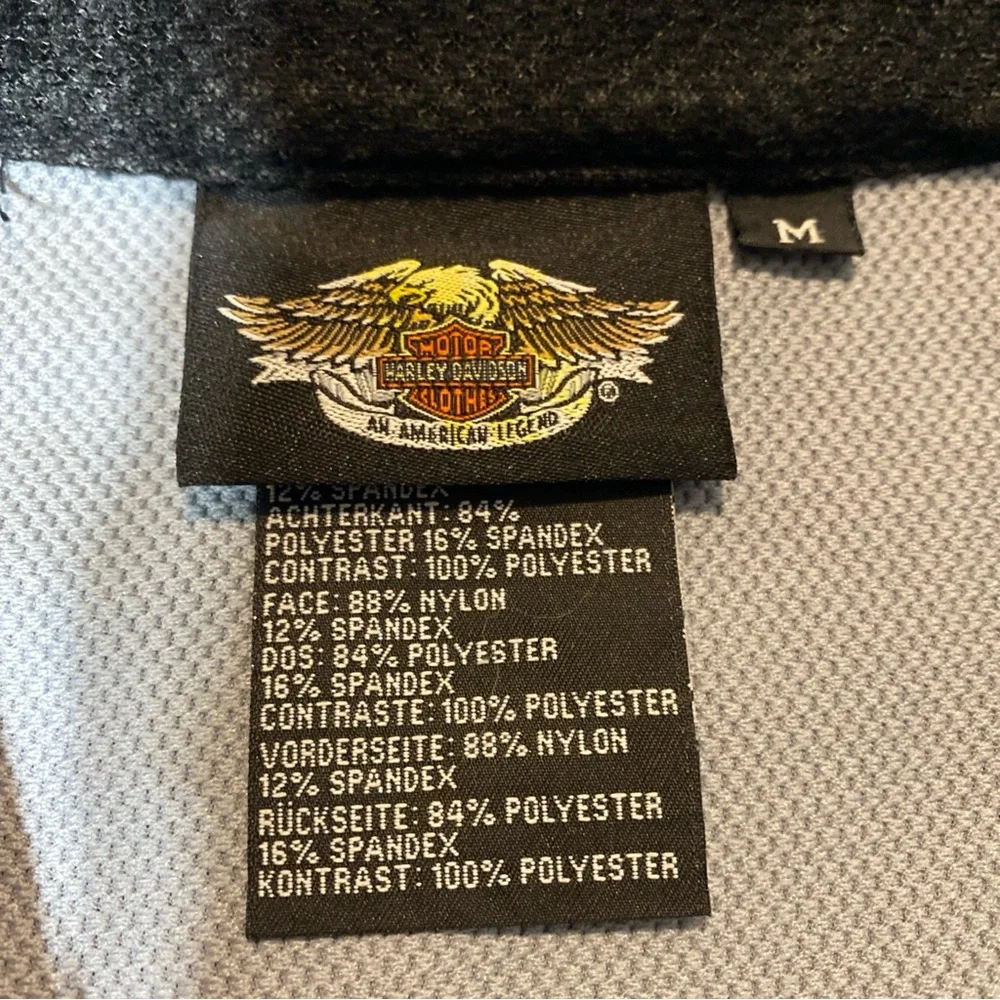 Vintage Harley Davidson Black Jacket 97252-07VW Women's Size Medium - Picture 6 of 16